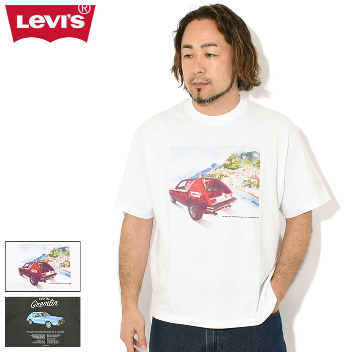 リーバイス Levis Tシャツ 半袖 メンズ コースタル クリエイティブ デニム グレムリン GR ボクシー ( levis Coastal Creative Denim Gremlin GR Boxy S/S Tee ティーシャツ T-SHIRTS カットソー トップス 004H0 0020 0019 )