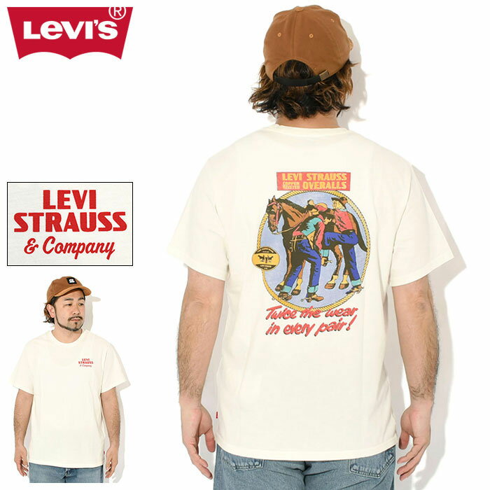 リーバイス Levis Tシャツ 半袖 メンズ アーカイバル オーバーオールズ 2 イーグレット リラックス フィット ( levis Archival Overalls 2 Egret Relaxed Fit S/S Tee ティーシャツ T-SHIRTS カットソー トップス 16143-2372 16143 2372 )[M便 1/1]
