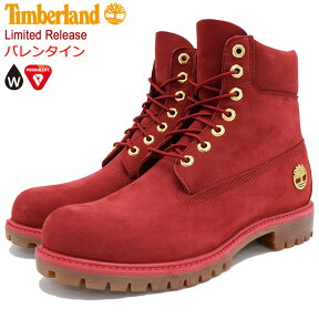 【日本正規品】ティンバーランド Timberland ブーツ メンズ アイコン 6インチ プレミアム 40th ルビー ウォーターバック(A1JLT ICON 6inch Premium Boot 40th Ruby Waterbuck バレンタイン Valentine 限定 防水 シックスインチ 男性 紳士用 MENS・靴 メンズ靴)