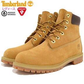 【日本正規品】ティンバーランド Timberland ジュニア 6インチ プレミアム ウィートヌバック ブーツ レディース ( 女性用 ) ( timberland Junior 12909 6inch Premium Boot Wheat イエロー 防水 定番 TIMBERLAND WOMENS timberland )