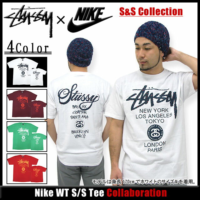 【楽天市場】ステューシー STUSSY×NIKE S&S Collection Nike WT Tシャツ 半袖 コラボ(stussy nike