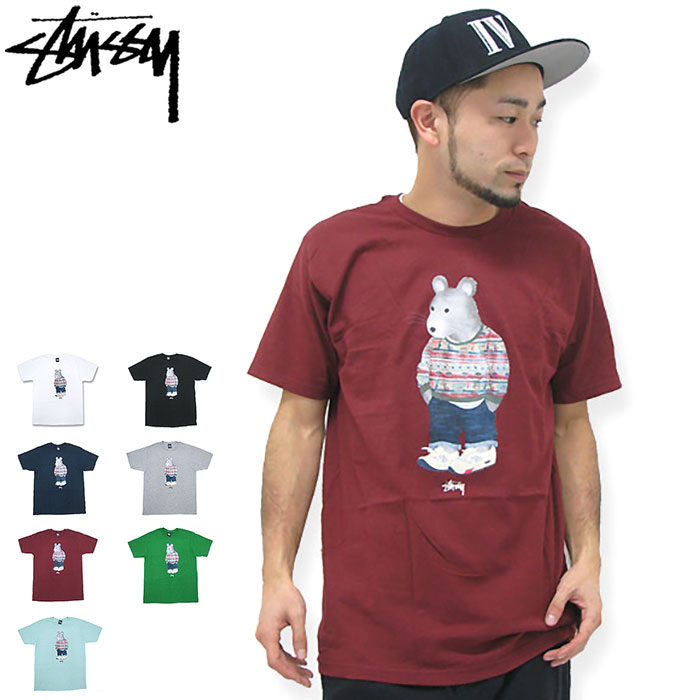 【デッドストック】ステューシー STUSSY Tom Tom Rat Tシャツ 半袖(stussy tee ティーシャツ T-SHIRTS トップス メンズ・男性用 1903261 Stussy stussy ストゥーシー スチューシー)[M便 1/1] ice filed icefield