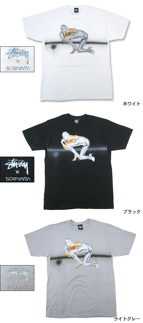 楽天市場】ステューシー STUSSY×Hajime Sorayama Space Robot Tシャツ 