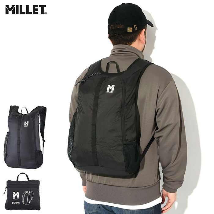 ミレー リュック メンズ ミレー MILLET リュック デフィ 16 バックパック ( MILLET Defi 16 Backpack パッカブル 携帯用 サブリュック Bag バッグ Daypack デイパック アウトドア トレッキング 登山 メンズ レディース ユニセックス 男女兼用 MIS0790 )