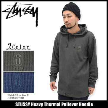 ステューシー STUSSY プルオーバー パーカー メンズ Heavy Thermal(stussy Pullover Hoodie サーマル フード フーディ メンズ トップス Pull Over Hoody Parker メンズ 男性用 114953 USAモデル 正規 品 ストゥーシー スチューシー) ice filed icefield