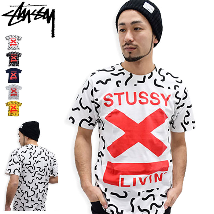 ステューシー STUSSY XL Squiggles Tシャツ 半袖(stussy tシャツ tee ティーシャツ T-SHIRTS トップス メンズ 1903539 Stussy stussy ステューシー tシャツ ストゥーシー スチューシー)