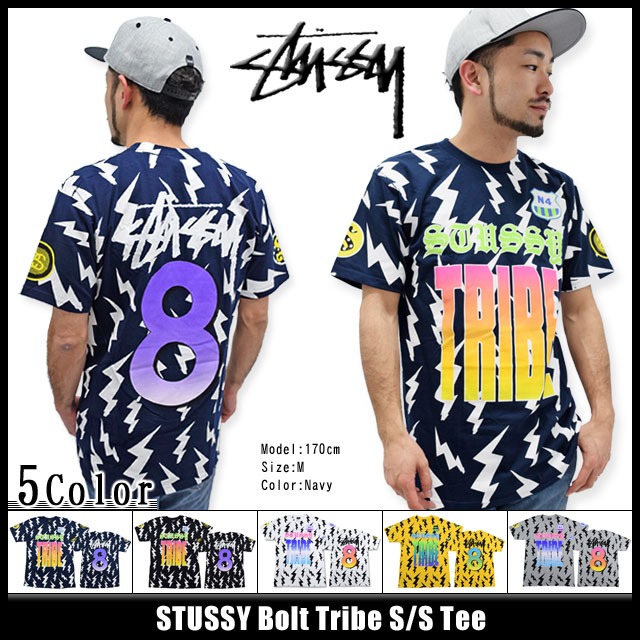 ステューシー STUSSY Bolt Tribe Tシャツ 半袖(stussy tシャツ tee ティーシャツ T-SHIRTS トップス メンズ 1903495 Stussy stussy ステューシー tシャツ ストゥーシー スチューシー)