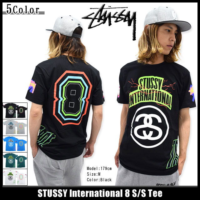 ステューシー STUSSY Tシャツ 半袖 メンズ International 8(stussy tシャツ tee ティーシャツ T-SHIRTS カットソー トップス メンズ 1903574 ステューシー tシャツ ストゥーシー スチューシー)