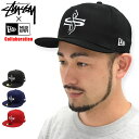 【アウトレット(不良箇所あり)】ステューシー STUSSY キャップ 帽子 ニューエラ Big League SU16 コラボ ( STUSSY×NEW ERA...
