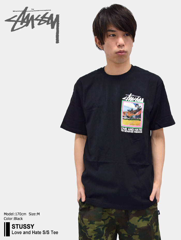 楽天市場】ステューシー STUSSY Tシャツ 半袖 メンズ Love and Hate