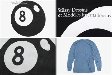 【アウトレット(不良箇所あり)】ステューシー STUSSY Tシャツ 長袖 メンズ Bootleg 8 Ball ( stussy tee ティーシャツ T-SHIRTS カットソー トップス ロング ロンティー ロンt メンズ・男性用 1994133 ストゥーシー スチューシー ) ice field icefield