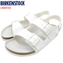 【ポイント10倍】ビルケンシュトック BIRKENSTOCK サンダル メンズ 男性用 ミラノ HEX ビルコフロー White/White 限定 ( birkenstock MILANO HEX BIRKO-FLOR LIMITED 幅狭 ナロー ホワイト 白 SANDAL MENS・靴 シューズ SHOES GC1008074 )