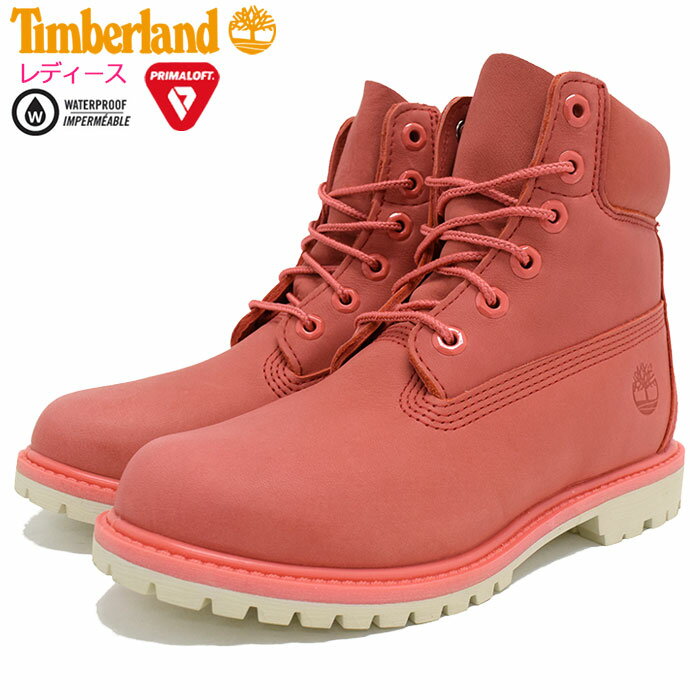 【日本正規品】ティンバーランド Timberland ブーツ ウィメンズ アイコン 6インチ プレミアム Spiced Coral Escape Monochromatic(timberland A1AQK Womens ICON 6inch Premium Boot 防水 定番 シックスインチ 女性用 LADYS・靴 レディース靴)