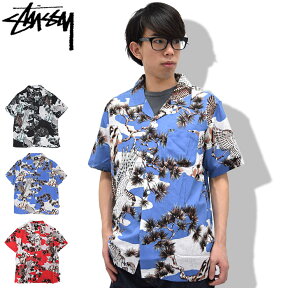 ステューシー STUSSY シャツ 半袖 メンズ Falcon ( stussy shirt アロハシャツ カジュアルシャツ トップス メンズ・男性用 111915 USAモデル 正規 品 ストゥーシー スチューシー )