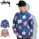 Xe[V[ STUSSY Vc  Y Water Color Poppy ( stussy shirt JWAVc gbvX YEjp 111949 USAf K i XgD[V[ X`[V[ )