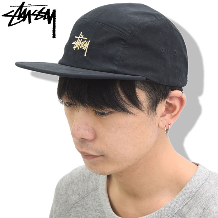 ステューシー STUSSY キャップ 帽子 Stock Logo Camp Cap(キャンプキャップ メンズ・男性用 132869 USAモデル 正規 品 ストゥーシー スチューシー) ice filed icefield