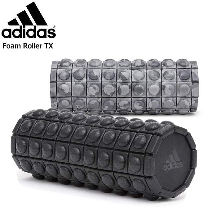 アディダス adidas フォーム ローラー TX ( adidas Foam Roller TX 筋膜リリース ストレッチ マッサージ 運動不足 解消 ダイエット グッズ 運動 自宅 室内 トレーニング フィットネス ADAC-11505 )