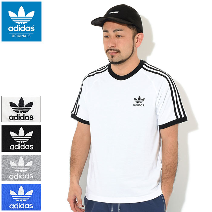 ǥ adidas T Ⱦµ  3 ȥ饤ץ ꥸʥ륹 ( adidas 3 Stripes S/S Tee Originals ƥ T-SHIRTS åȥ ȥåץ   IA4846 IA4845 IA4848 IN7745 )[M 1/1] ice field icefield