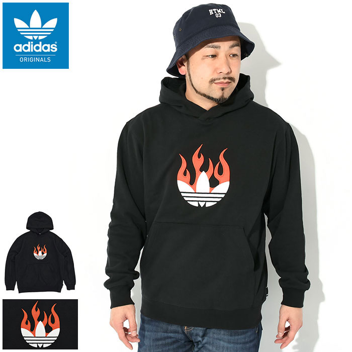 アディダス アディダス adidas パーカー プルオーバー メンズ フレイムス ロゴ オリジナルス ( adidas Flames Logo Pullover Hoodie Originals フード フーディ スウェット Pull Over Hoody Parker トップス メンズ 男性用 IS0208 ) ice field icefield