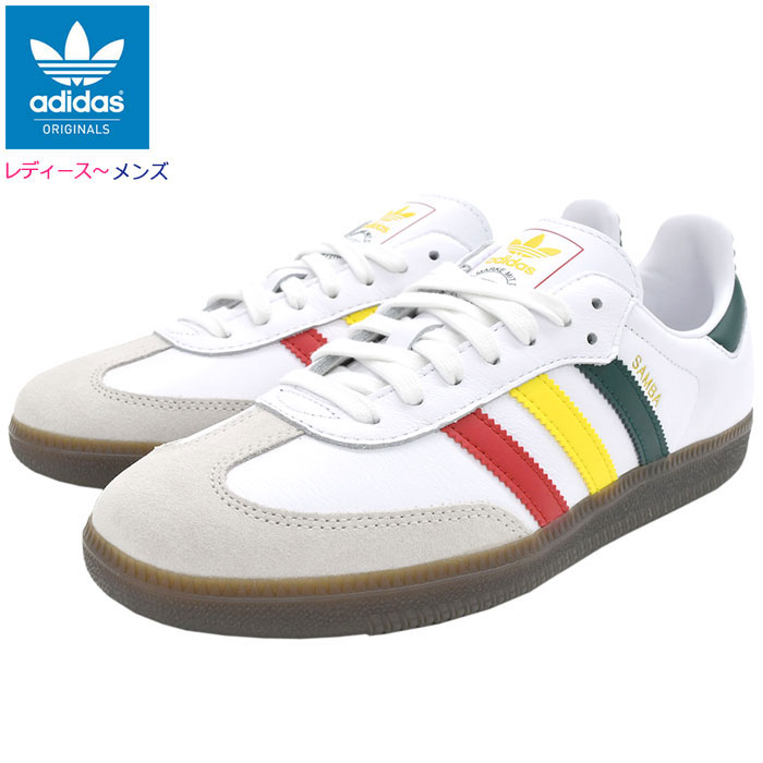 アディダス adidas スニーカー レディース メンズ サンバ OG Footwear White/Yellow/College Green オリジナルス ( adidas SAMBA OG Originals SNEAKER LADIES MENS 靴 シューズ SHOES IH3118 )