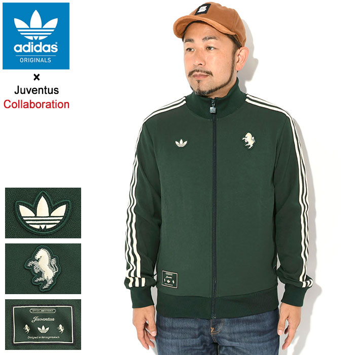 アディダス adidas ジャージー ジャケット メンズ ユヴェントス アイコン トラック トップ ジャージ コラボ オリジナルス ( adidas×Juventus Icon Track Top Jersey JKT Originals スポーツアパレル トラックジャケット トップス JM9449 )