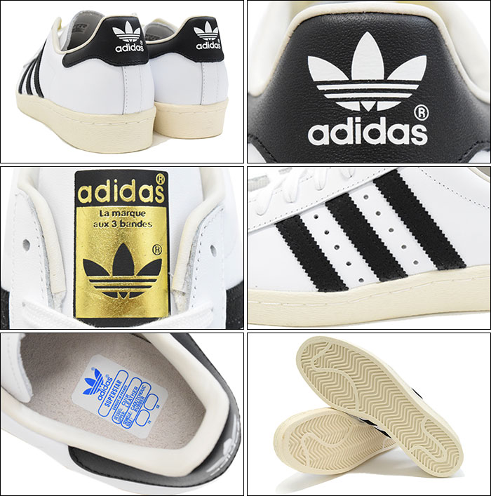 【楽天市場】アディダス adidas スニーカー レディース & メンズ スーパースター 80s White/Black/Chalk