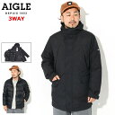 エーグル AIGLE ジャケット メンズ WR アーバン EXP 3 in 1 ダウン ( AIGLE WR Urban EXP 3 in 1 Down JKT ダウンジャケット 3Way JACKET アウター ジャンパー ブルゾン メンズ 男性用 エイグル ZBH106J )