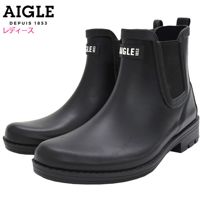 エーグル エーグル AIGLE ブーツ レディース 女性用 カーヴィル 2 Noir ( AIGLE CARVILLE 2 レインブーツ レインシューズ ラバーブーツ サイドゴアブーツ 防水 雨 長靴 靴 シューズ ZZFNA61-00A ) ice field icefield