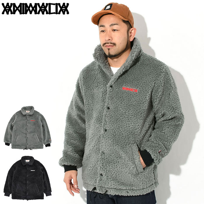 アニマリア ANIMALIA ジャケット メンズ ボア コーチジャケット ( animalia Boa Coach JKT フリース FLEECE JACKET JAKET アウター コーチ ジャンパー ブルゾン AN23A-JK03 ) ice field icefield