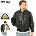 【ポイント10倍】アビレックス AVIREX ジャケット メンズ A-2 アンティーク ラム ( AVIREX A-2 Antique Lamb JKT レザー...