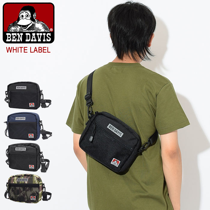 ベンデイビス BEN DAVIS ショルダーバッグ リフレクター M ショルダー バッグ ホワイトレーベル ( BENDAVI BDW-9253 Reflector M Shoulder Bag WHITE LABEL メンズ レディース ユニセックス ベン デイビス ベン・デイビス ベンデービス )