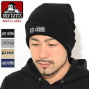 ベンデイビス ニット帽 メンズ ベンデイビス BEN DAVIS ニット帽 EMBRO ニット キャップ ホワイトレーベル ( BENDAVIS BDW-9544 EMBRO Knit Cap 帽子 ビーニー beanie メンズ レディース ユニセックス 男女兼用 ベン デイビス ベン・デイビス ベンデービス )[M便 1/1]