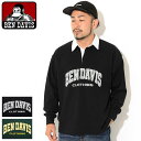 ベンデイビス BEN DAVIS ポロシャツ 長袖 メンズ ジーズ デイズ ラガーズ ( BENDAVIS I-2780031 These Days Ruggers L/S Polo ビッグシルエット オーバーサイズ ラガーシャツ ポロ シャツ トップス )( 父の日ギフト プレゼント 父の日 ギフト ラッピング対応 2023 )