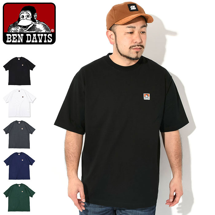 ベンデイビス BEN DAVIS Tシャツ 半袖 メンズ ベンズ ラベル ビッグ ( BENDAVIS C-24580002 Bens Label Big S/S Tee ティーシャツ T-SHIRTS カットソー トップス ベン デイビス ベンデービス ) M便 1/1