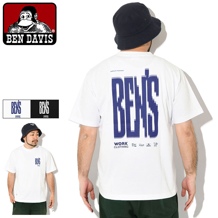 ベンデイビス BEN DAVIS Tシャツ 半袖 メンズ スクエア ベンズ ( BENDAVIS C-25580052 Square Bens S/S Tee ティーシャツ T-SHIRTS カットソー トップス ベン デイビス ベン・デイビス ベンデービス )[M便 1/1]