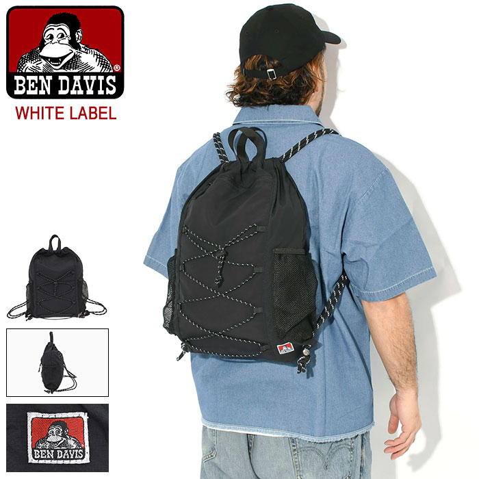 乐天商城 - ベンデイビス BEN DAVIS リュック リップストップ ナップサック ホワイトレーベル ( BENDAVIS BDW-8470 Ripstop Nap Sack ナップザック Bag バッグ 普段使い 通勤 通学 旅行 メンズ レディース ユニセックス 男女兼用 ベン デイビス ベン・デイビス ベンデービス )