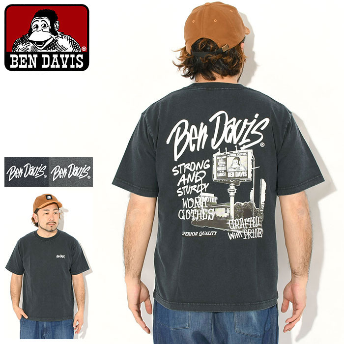 乐天商城 - ベンデイビス BEN DAVIS Tシャツ 半袖 メンズ ロードサイド VNTG ( BENDAVIS C-26580013 Roadside VNTG S/S Tee ティーシャツ T-SHIRTS カットソー トップス ベン・デイビス ベンデービス )[M便 1/1]