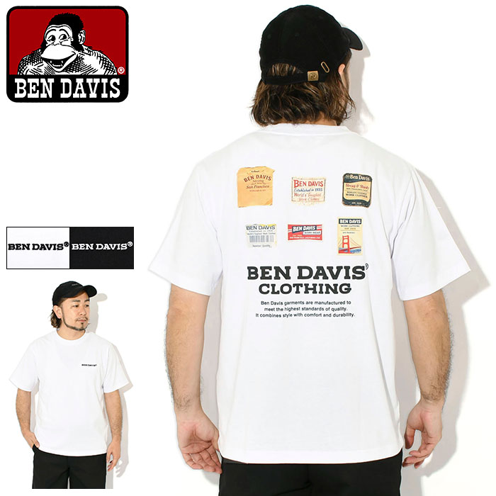 ベンデイビス BEN DAVIS Tシャツ 半袖 メンズ ラベルズ ( BENDAVIS C-26580047 Labels S/S Tee ティーシャツ T-SHIRTS カットソー トップス )