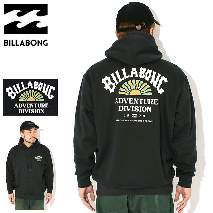 ビラボン BILLABONG パーカー プルオーバー メンズ ADIV アーチ ロゴ ( BILLABONG ADIV Arch Logo Pullover Hoodie 撥水 保温 暖かい あったか 裏起毛 フード フーディ スウェット Pull Over Hoody Parker トップス BF012010 )