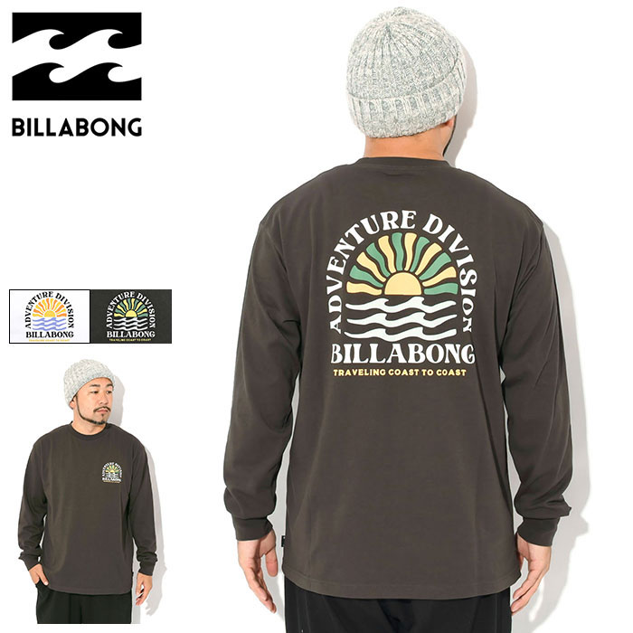 乐天商城 - ビラボン BILLABONG ロンT Tシャツ 長袖 メンズ サンライズ コースト ( BILLABONG Sunrise Coast L/S Tee 吸水速乾 UVカット ティーシャツ T-SHIRTS ロング ロンティー 長袖Tシャツ カットソー トップス BF012053 )[M便 1/1]