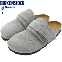 【ポイント10倍】ビルケンシュトック BIRKENSTOCK サンダル メンズ 男性用 ナゴヤ ヌバック レザー Desert Buck Whale Grey ...