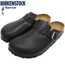 【ポイント10倍】ビルケンシュトック BIRKENSTOCK サンダル メンズ 男性用 ボストン グリップ ナチュラル レザー Vintage Wood Bla...