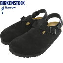 【ポイント10倍】ビルケンシュトック BIRKENSTOCK サンダル メンズ 男性用 トキオ 2 スエード レザー Black ナロー ( birkensto...