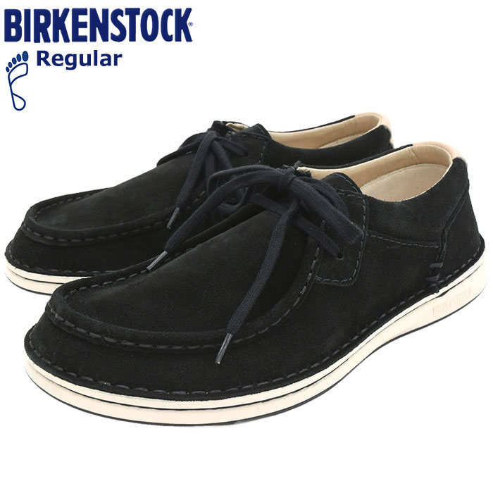 【ポイント10倍】ビルケンシュトック BIRKENSTOCK シューズ メンズ 男性用 パサデナ スエード レザー Black レギュラー ( birkenstock PASADENA SUEDE LEATHER Regular 幅広 ノーマル ブラック 黒 MENS・靴 シューズ SHOES 1029658 )