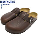 【ポイント10倍】ビルケンシュトック BIRKENSTOCK サンダル メンズ 男性用 ボストン グリップ ナチュラル レザー Vintage Wood Roa...