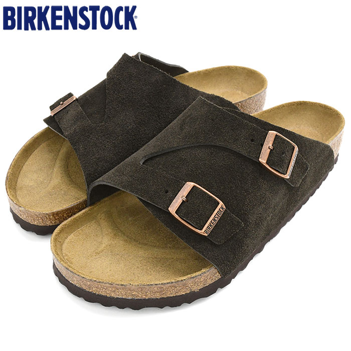 【ポイント10倍】ビルケンシュトック BIRKENSTOCK サンダル メンズ 男性用 チューリッヒ スエード レザー Mocha ( birkenstock ZURICH SUEDE LEATHER 幅広 ノーマル レギュラー ブラウン 茶 SANDAL MENS 靴 シューズ SHOES 1024575 )( 父の日ギフト 早割 )