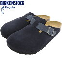 【ポイント10倍】ビルケンシュトック BIRKENSTOCK サンダル メンズ 男性用 ボストン ミックスド レザー Midnight レギュラー ( birk...