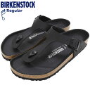 【ポイント10倍】ビルケンシュトック BIRKENSTOCK サンダル メンズ 男性用 ギゼ HEX ビルコフロー Triples Black レギュラー ( ...