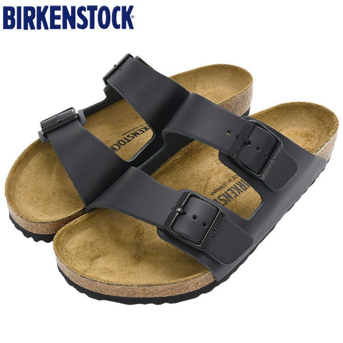 【ポイント10倍】ビルケンシュトック BIRKENSTOCK サンダル メンズ 男性用 アリゾナ ナチュラル レザー Black ( birkenstock ARIZONA NATURAL LEATHER 幅広 ノーマル レギュラー ブラック 黒 SANDAL MENS・靴 シューズ SHOES 51191 ) ice filed icefield