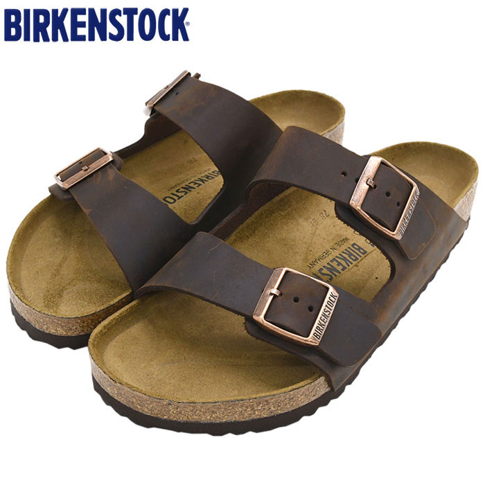 楽天ice field（アイスフィールド）【ポイント10倍】ビルケンシュトック BIRKENSTOCK サンダル メンズ 男性用 アリゾナ オイルド レザー Habana （ birkenstock ARIZONA OILED LEATHER 幅広 ノーマル レギュラー ブラウン 茶 SANDAL MENS・靴 シューズ SHOES 52531 ） ice filed icefield